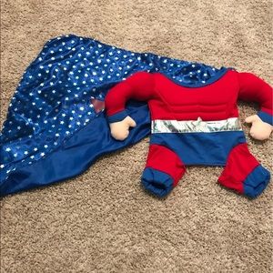 **Sold**Superhero Dog Costume (XL)